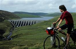Andrew Billington at Nant-y-Moch reservoir
