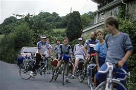 Branscombe.  LtoR: Gary Johnson, Richard Burge, John Stuart, Mark Morris, Simon Hopper, Richard Hopper, Philip Humphreys & Brett Jamieson