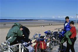 Neil & Ken Allen by the beach at Instow