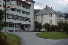 I believe this is another guest house at Balestrand where we had considered staying, as the youth hostel closed for the end of season on 20th August.  [New scan, August 2019]