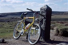 A Moorland Photoshoot of Richard Burge's new Dawes mountain bike [New scan, July 2019. Kodachrome 200 film]