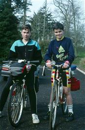 Paul Smith & Neil Allan at Golant YHA [Remastered scan, July 2019/  Kodachrome 200 film]