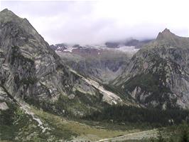 The Arlen valley in the mountains, seen from near Stock, 21.5 miles from Brienz and 1495m above sea level