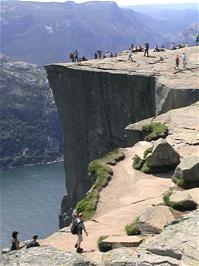 Some final shots back to Preikestolen as we start walking back to the hostel