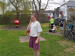 Oliver, Peter and Gage at Broadhempston play Park