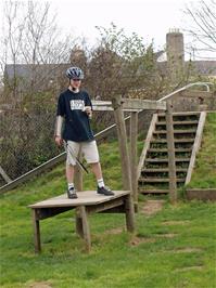Gage at Broadhempston play Park