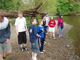 Staverton Island: Gavin, Scott, Jordan, Jack, Harry, Sophie, Megan and Lydia
