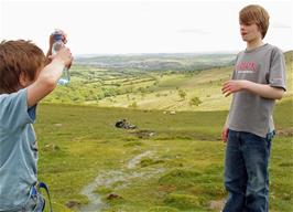Bottles refilled with Dartmoor spring water