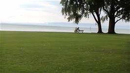 Arbon Lake Park, 39.7 miles into the ride