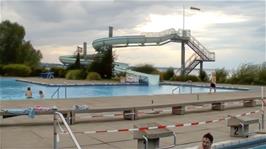 The water slide at Rorschach youth hostel