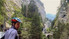 Viamala Gorge, 51.0 miles into the ride