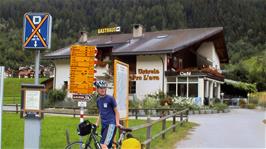 The Pro L'ava Guest House at Zillis, 53.2 miles from this morning's hostel