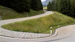 The third hairpin of the descent, at Viganaia, 31.1 miles into the ride