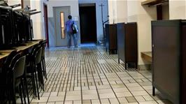 A definite Italian feel inside Bellinzona Youth Hostel