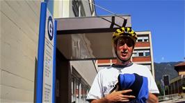 Michael leaves Bellinzona Hospital with instructions to go to a Pharmacy to get the antibiotic prescription he needs