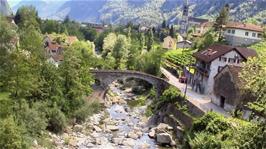 Via Stazione, Giornico, 24.5 miles into the ride
