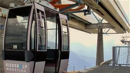 The gondola lifts going nowhere while the operator takes his break