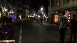 Returning to the hostel via Rue du Grand-Pont, Sion