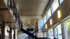 The dining room at Sion youth hostel