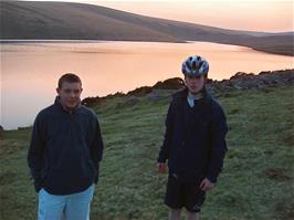 Ben and Joe at the Avon Reservoir