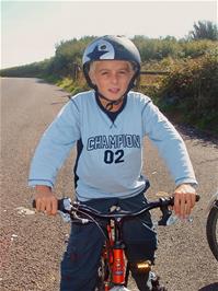 Glen Fulford after the climb from Saltash