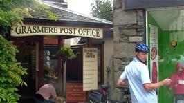 A refreshment stop at Grasmere village while we wait for the Faeryland chap to open the boathouse