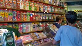The well-stocked sweet shop in Keswick