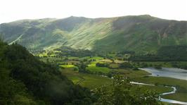 View to Borrowdale as it joins Derwent Water, from the Surprise Viewpoint