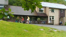 Preparing to leave Borrowdale Youth Hostel