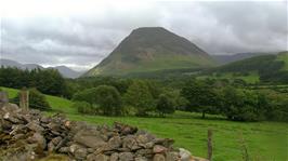 Mellbreak, from High Thrushbank Farm, 5.4 miles from the hostel