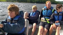Henry takes the helm on Lake Windermere