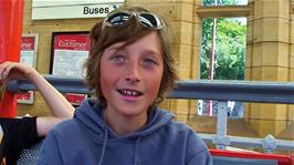 Henry summarises the tour as "very, very good" at Oxenholme, as we wait for the second train to Devon