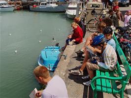 Lunch at Padstow harbour