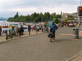 Beside Lake Windermere at The Promenade, Bowness-on-Windermere