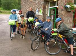 The group outside Eskdale YH