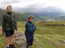 Looking towards Langdale from the top of Wrynose Pass