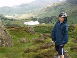Henry at the top of Side Pike