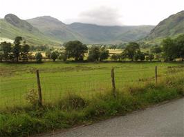 View back through Great Langdale, from Long House Cottages