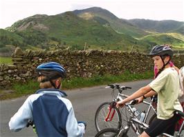 Arrival in Little Langdale, at the end of the track from Elterwater