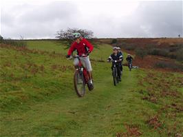 The final section of downhill on the Abbots Way