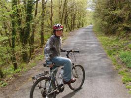 Zac on the Plym Valley Cycleway