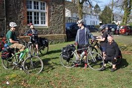 Lawrence, George, Will, Dillan and John at Exford hostel