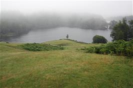 Tarn Hows shrouded in mist
