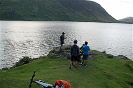 The group at Hawes Point, Crummock Water