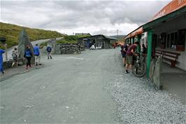 Preparing to leave Honister Slate Mine