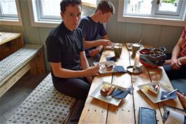 Delicious refreshments at the Café and Chocolaterie, Storgata, Lillehammer