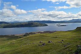 View over Loch Kishorn towards Plockton, from the Applecross road